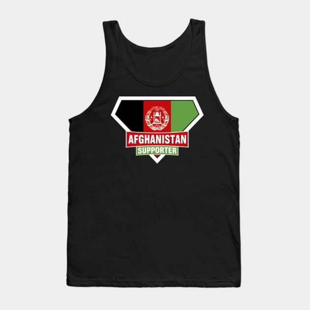 Afghanistan Super Flag Supporter Tank Top by ASUPERSTORE
